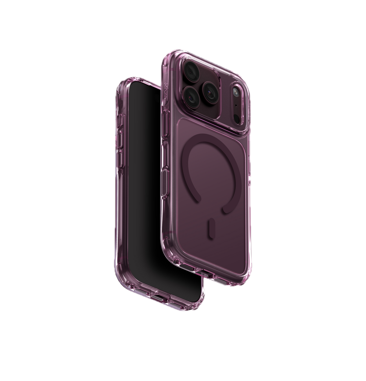 UNIQ HYBRID IPHONE 18 PRO MAGCLICK CHARGING LIFEPRO XTREME - DEEP BURGUNDY
