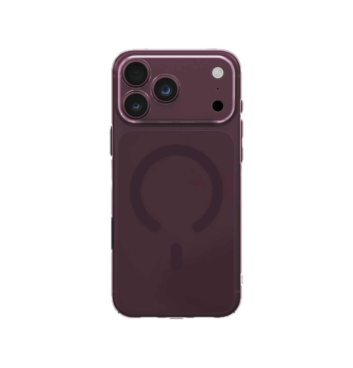 UNIQ HYBRID IPHONE 18 PRO MAX MAGCLICK CHARGING AIRSUIT - GLOSSY BURGUNDY