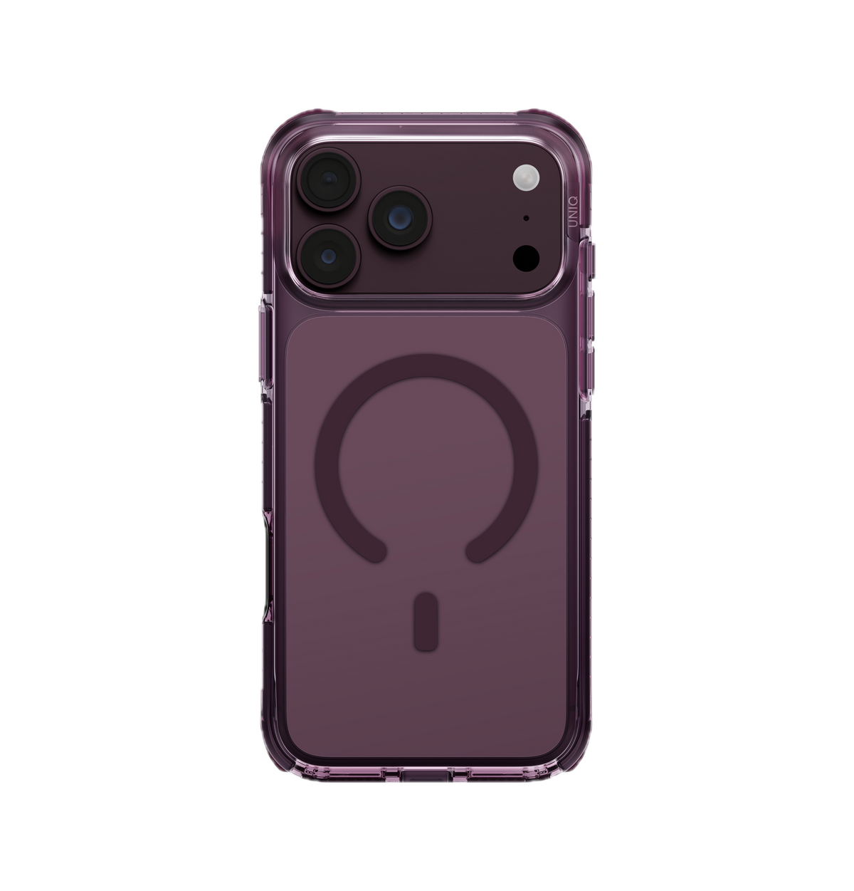 UNIQ HYBRID IPHONE 18 PRO MAX MAGCLICK CHARGING COMBAT - DEEP BURGUNDY