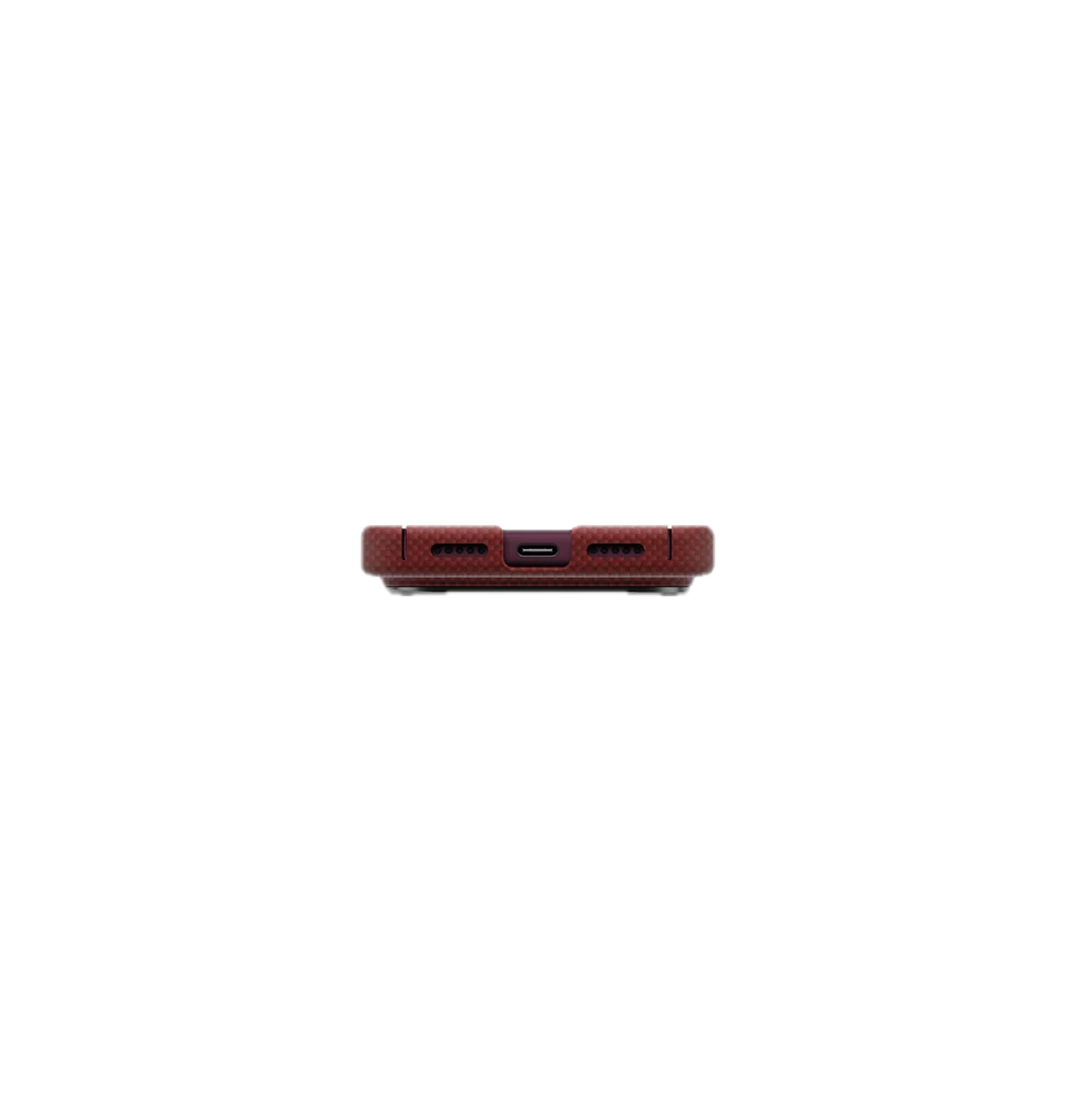 UNIQ HYBRID IPHONE 18 PRO MAX MAGCLICK CHARGING KEVA EDGE - EMBER RED