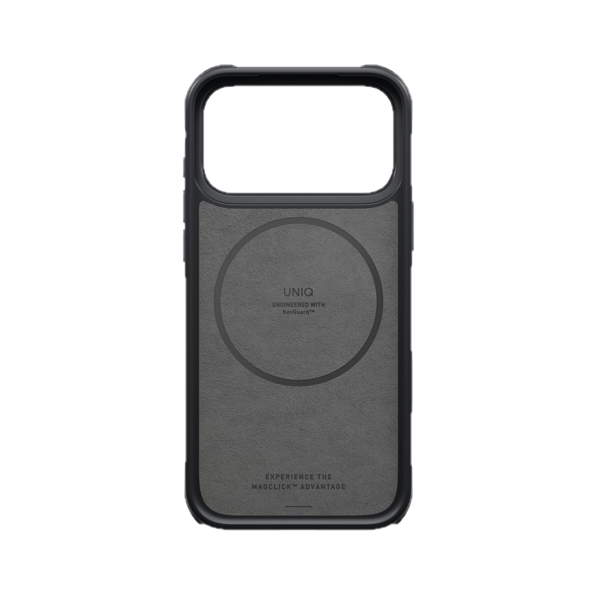 UNIQ HYBRID IPHONE 18 PRO MAX MAGCLICK CHARGING KEVA MŌV - CARBON BLACK