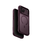 UNIQ HYBRID IPHONE 18 PRO MAX MAGCLICK CHARGING VEREN (AF) - BURGUNDY FROST
