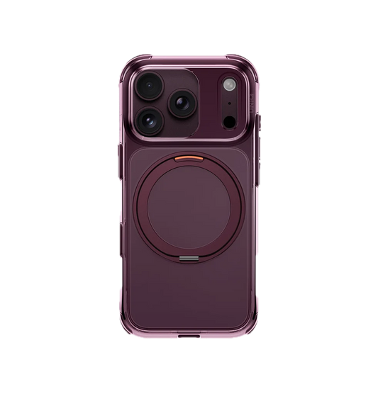 UNIQ HYBRID IPHONE 18 PRO MAX SWIVIX WITH 360 ROTATING KICKSTAND - DEEP BURGUNDY