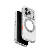 UNIQ HYBRID IPHONE 18 PRO MAX SWIVIX WITH 360 ROTATING KICKSTAND - LUCENT CLEAR