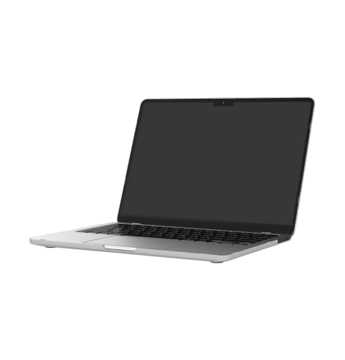 جراب UNIQ CLARO لجهاز MacBook Air مقاس 13 بوصة (M2-M4) – رمادي مطفي