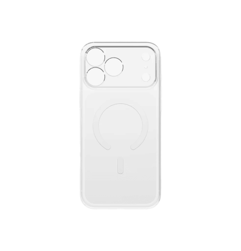 جراب UniQ AirSuit بسُمك 1.3 مم فائق النحافة والمتوافق مع MagClick لهاتف iPhone 17 Pro Max - شفاف