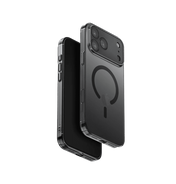 جراب UniQ AirSuit بسُمك 1.3 مم فائق النحافة والمتوافق مع MagClick لهاتف iPhone 17 Pro Max - Smoke