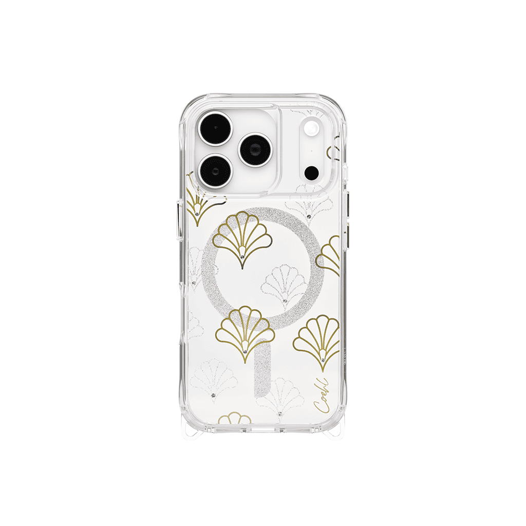 Uniq COEHL MARÉE iPhone 17 Pro MagClick Magnetic Charging Compatible - Sparkling Sliver