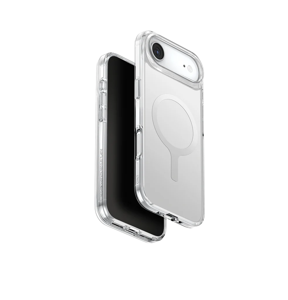 جراب UniQ Clario المستدام والحامي لهاتف iPhone Air - شفاف