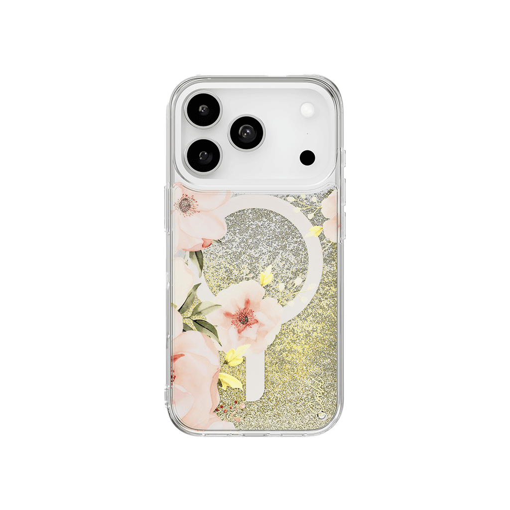 Uniq Coehl FLEURETTE iPhone 17 Pro MagClick Magnetic Charging Compatible - Spring Blossom
