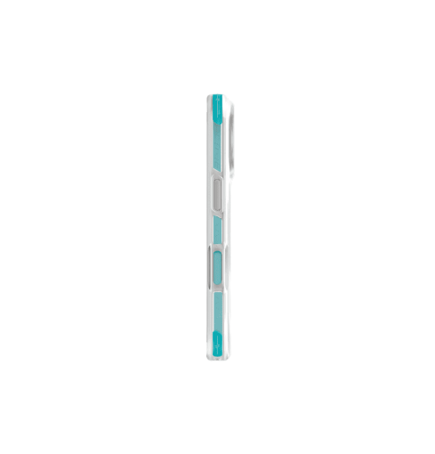 Uniq Combat Active Triple-Layered Rugged Protective Case for iPhone 17 Pro - Clear/Turquoise