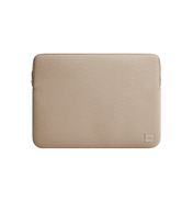 Uniq Cyprus Textured Neoprene Water-Resistant Laptop Sleeve Up to 14” -  Nude Brown