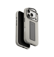Uniq Heldro Pro FlexGrip Leatherette Case for iPhone 17 Pro Max - Clay