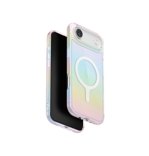 Uniq Iridescia Holographic Protective Case with MagClick Compatibility for iPhone Air - Holo Quartz