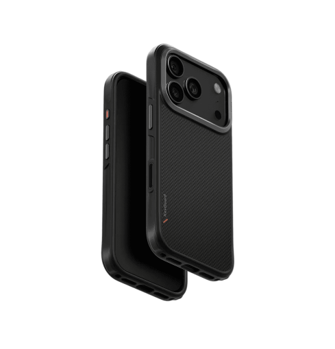 Uniq Keva Tough Aramid Protective Case for iPhone 17 Pro - Carbon Black