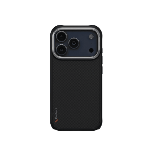 Uniq Keva Tough Aramid Protective Case for iPhone 17 Pro - Carbon Black