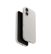 Uniq Lino Hybrid Silicone Case with MagClick Compatibility for iPhone 17 - Mist Grey