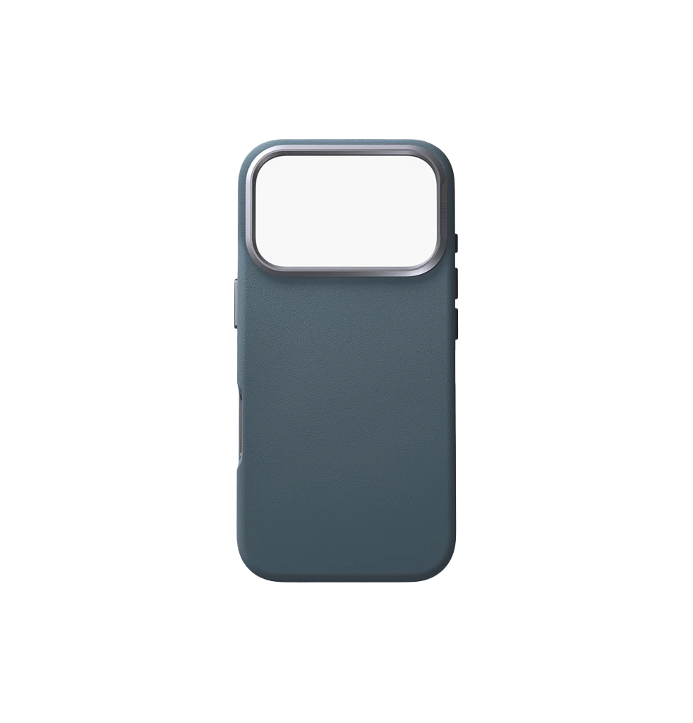 Uniq Lyden Premium Leatherette Case for iPhone 17 Pro - Ash Blue