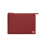 Uniq Lyon Slim Water-Resistant Nylon Laptop Sleeve Up to 14” - Brick Red