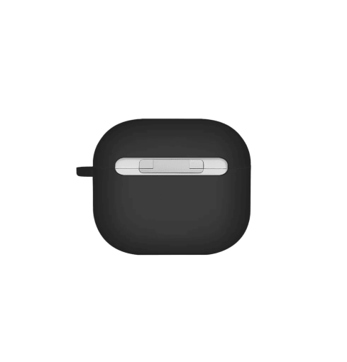 Uniq Nexo Liquid Silicone Case for AirPods (4th Gen | 2024) with Sports Ear Hooks - Black