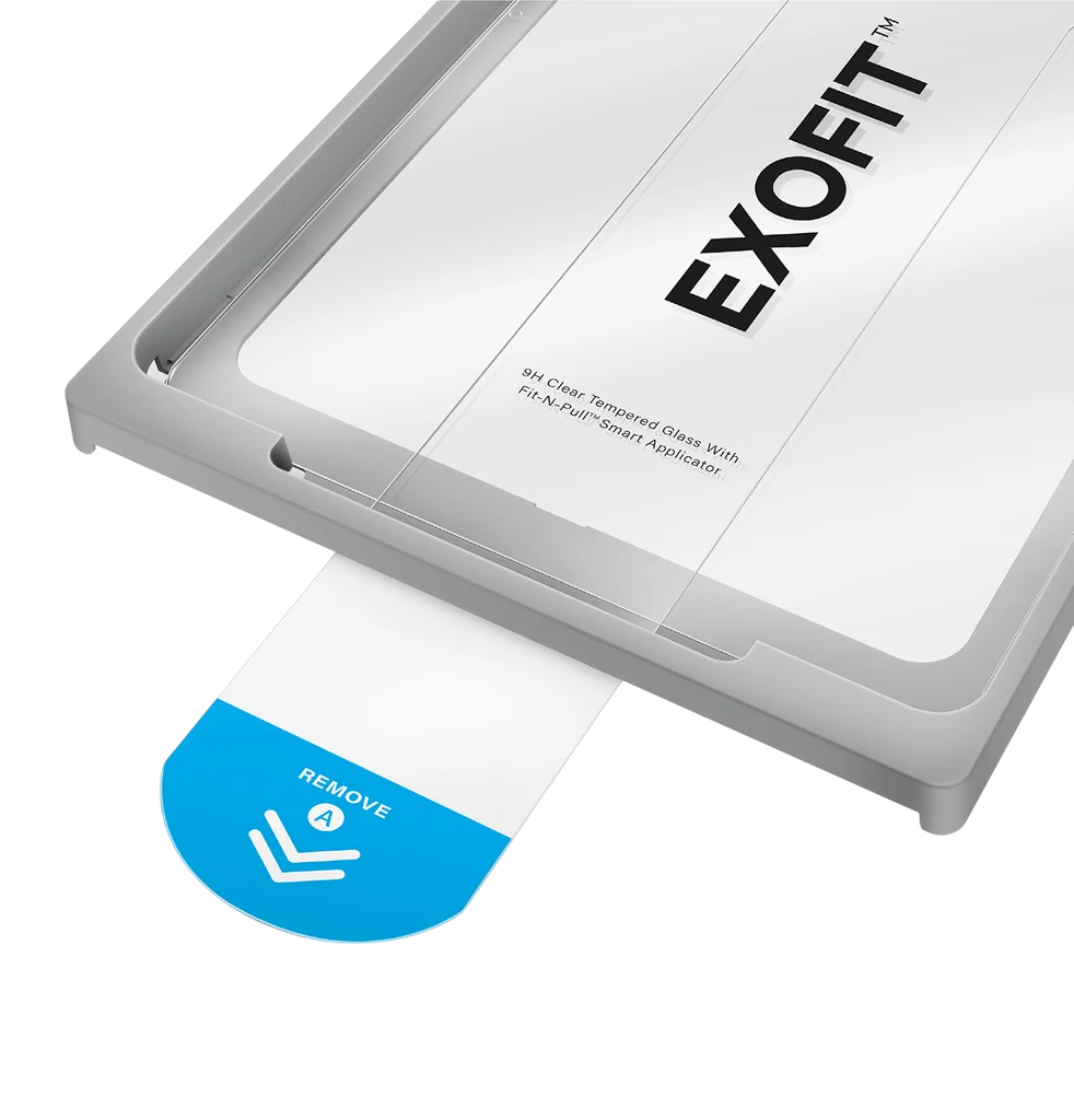 Uniq Optix EXOFit Tempered Glass Screen Protector for iPad Air 11 M2-M3 (2024) - Clear