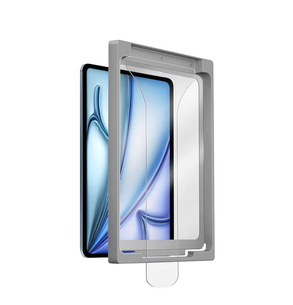 Uniq Optix EXOFit Tempered Glass Screen Protector for iPad Air 13  M2-M3 (2024) - Clear