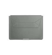 Uniq Oslo Laptop Sleeve with Foldable Stand Up to 14” - Lichen Green