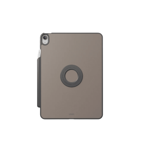 جراب Uniq Rovus Snapmount المغناطيسي القابل للفصل والدوران 360 درجة لجهاز iPad 11 بوصة A16 (2025) و10.9 بوصة الجيل العاشر (2022) - رمادي