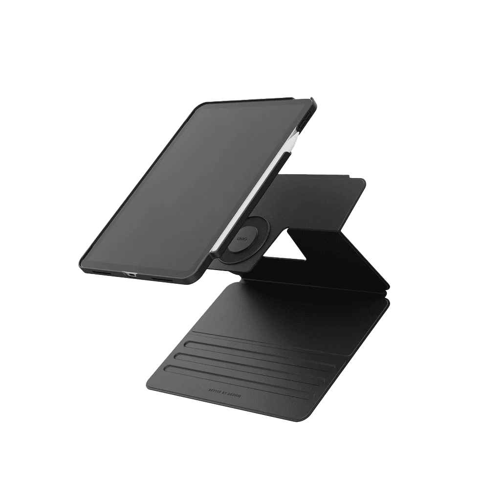 Uniq Rovus Snapmount Magnetic 360 Rotating Detachable Case for iPad Air 11"|10.9" (2024 | 2022/20) - Black