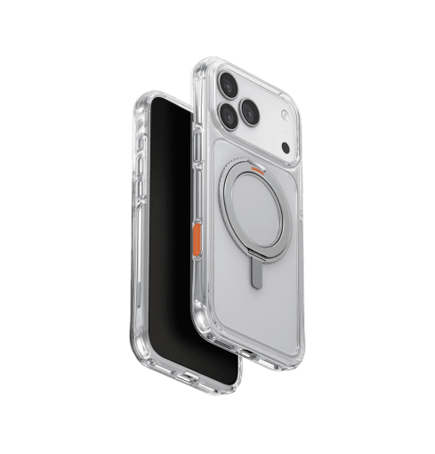 Uniq Swivix 360 Rotating Kickstand Case for iPhone 17 Pro Max - Clear