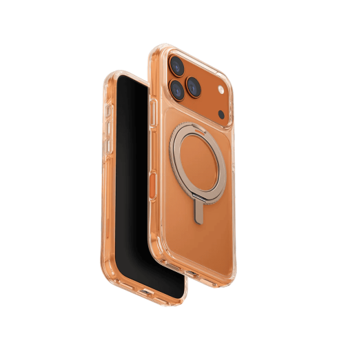 Uniq Swivix 360 Rotating Kickstand Case for iPhone 17 Pro Max - Taupe Gold