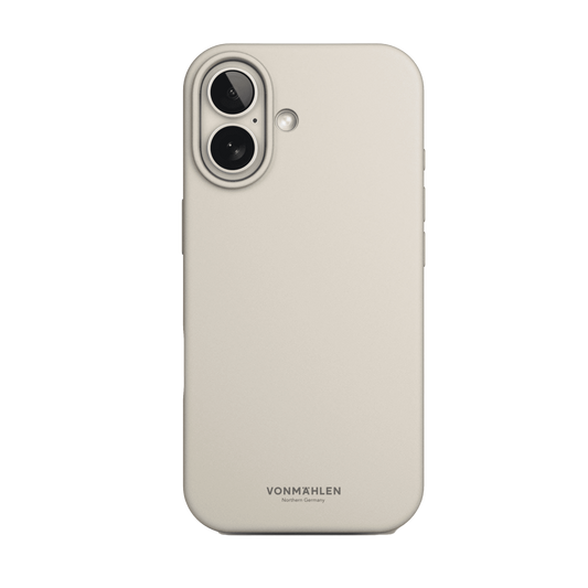 Vonmahlen Soft Silicone Case iPhone 17 - Cream