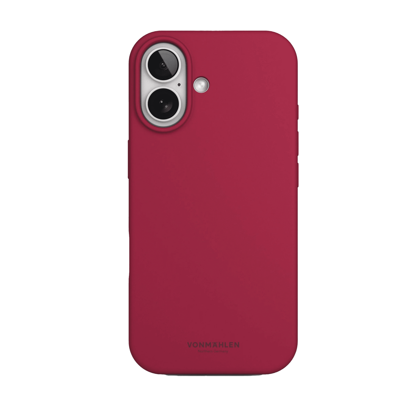 جراب سيليكون ناعم من Vonmahlen لهاتف iPhone 17 - أحمر