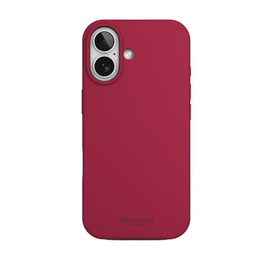 Vonmahlen Soft Silicone Case iPhone 17 - Dark Red
