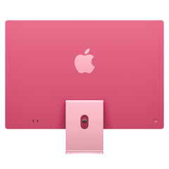 Back view showing the pink aluminum housing of the 24-inch iMac M4 256GB from Tradeline.