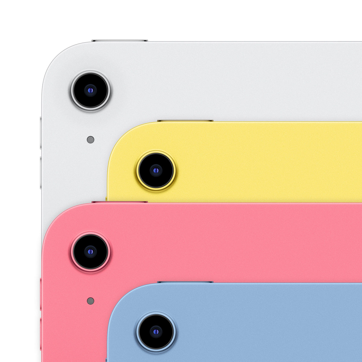 Apple iPad A16 Wi-Fi 128GB Pink shown alongside the four distinct color choices at Tradeline.