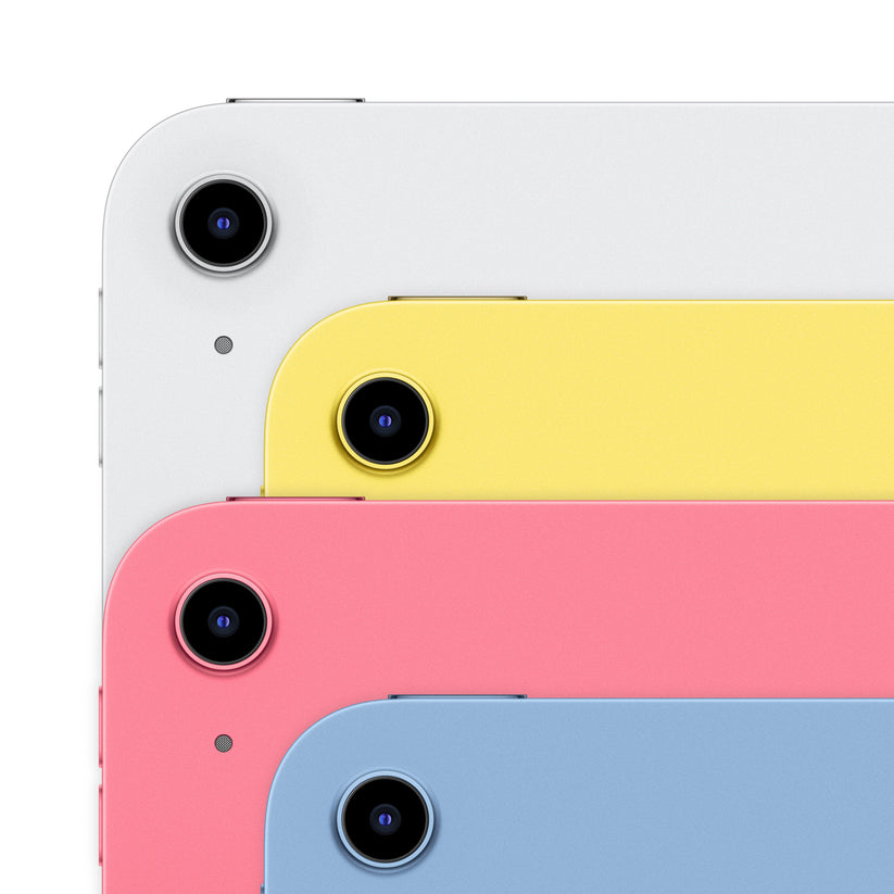 Apple iPad A16 Wi-Fi 128GB Pink shown alongside the four distinct color choices at Tradeline.