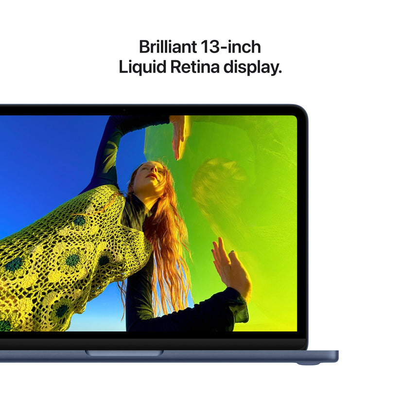 Detailed view of the crisp 13-inch Retina display on the MacBook Neo A18 Pro 256GB Indigo at Tradeline.