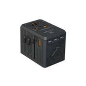infyty ATLAS-35 Universal Travel Adapter Power Delivery 35W - Black