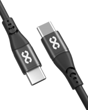infyty DUO FLEX-I Silicone USB-C to USB-C Charging Cable 100W (1M) - Black