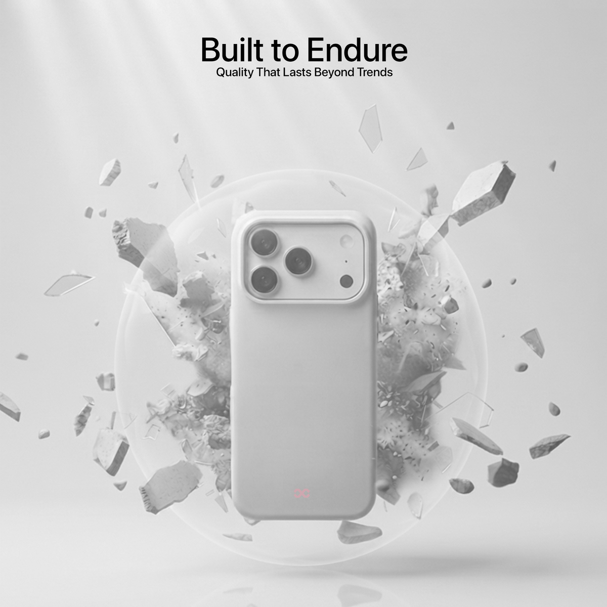 infyty LAVIO Premium Soft Silicone Case for iPhone 18 Pro - Grey