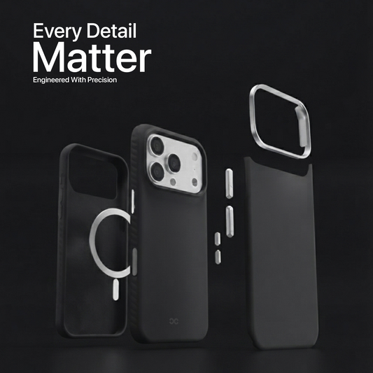 infyty LAVIO Premium Soft Silicone Case for iPhone 18 Pro Max - Black