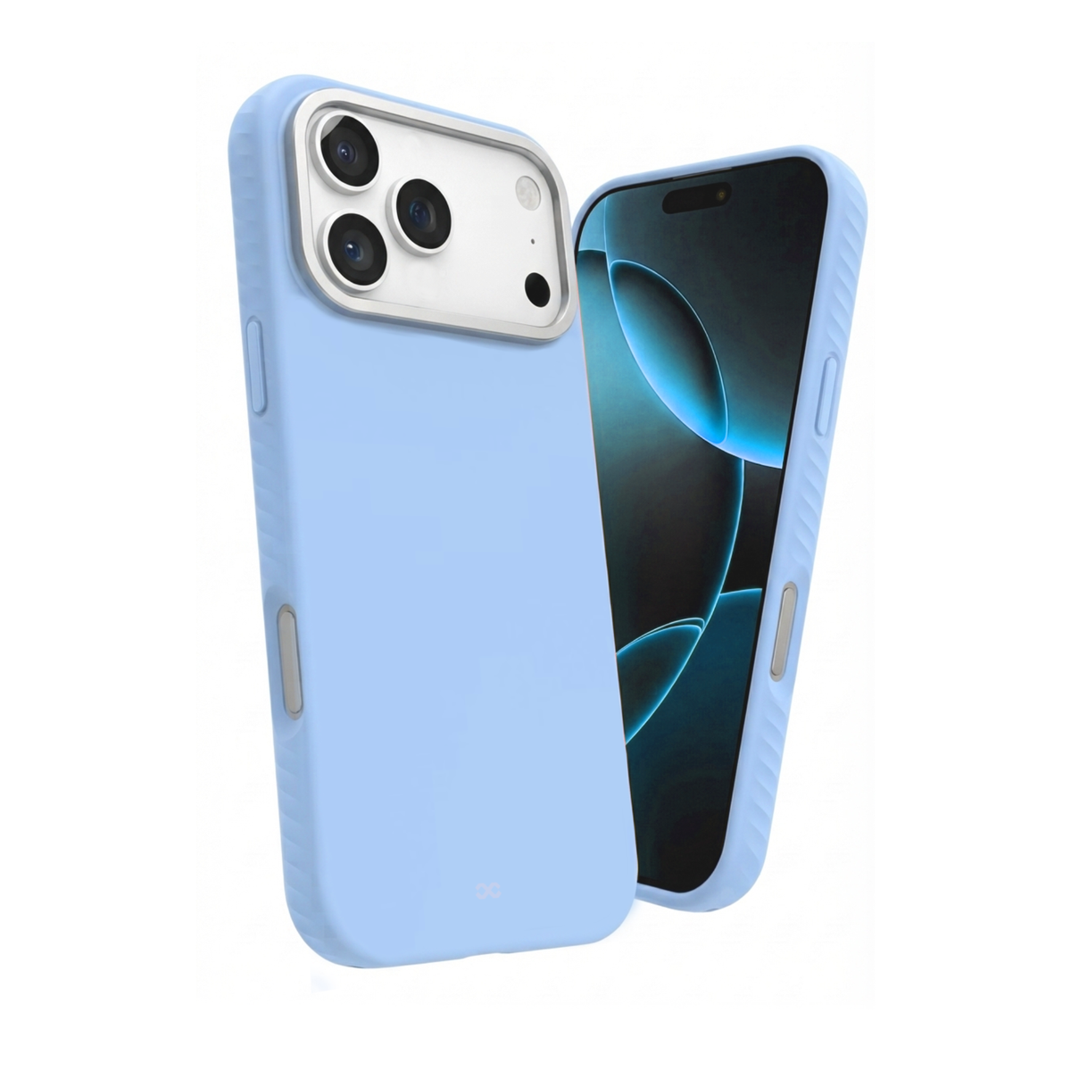 infyty LAVIO Premium Soft Silicone Case for iPhone 18 Pro Max - Light Blue