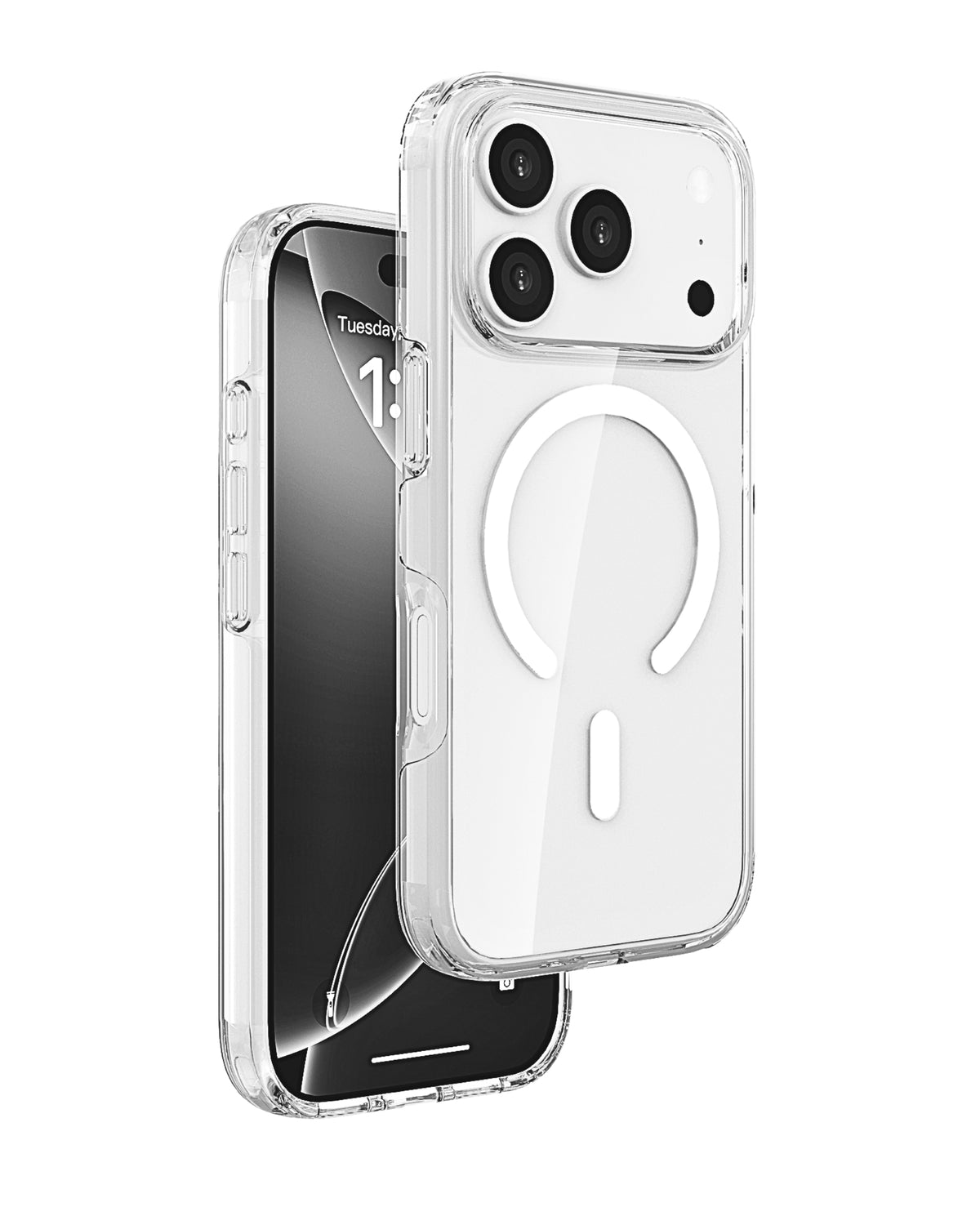 infyty ZEPHO Clear Case | Never Yellow for iPhone 18 Pro - Clear