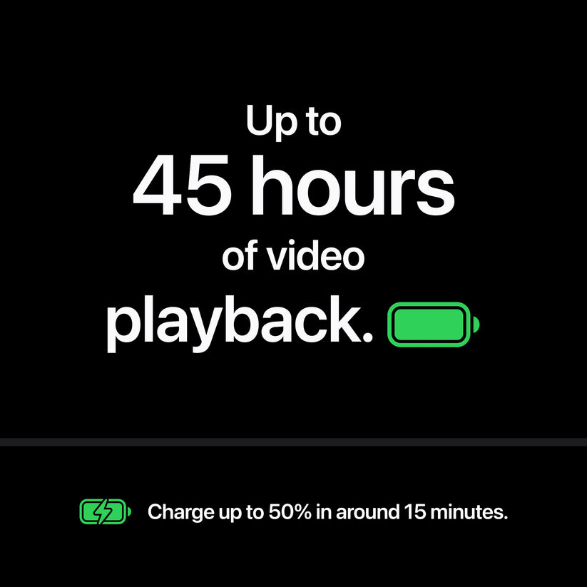 Up to 45 hours of video playback battery highlighted on the iPhone 18 Pro Max 512GB Burgundy.