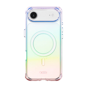 Rear view of the shimmering Laut AERO HOLO case for iPhone Air in Holo Pearl available at Tradeline.