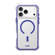 Rear view of the ultra-rugged Laut AERO PROTECT matte case for iPhone 17 Pro Max in Future Blue from Tradeline.