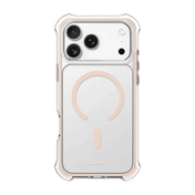 Rear view of the heavy-duty Laut AERO PROTECT case for iPhone 17 Pro Max in Saddle Brown finish available at Tradeline.