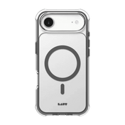 Rear view showcasing the premium finish of the Laut AERO PROTECT case for iPhone Air in Sadle Brown at Tradeline.