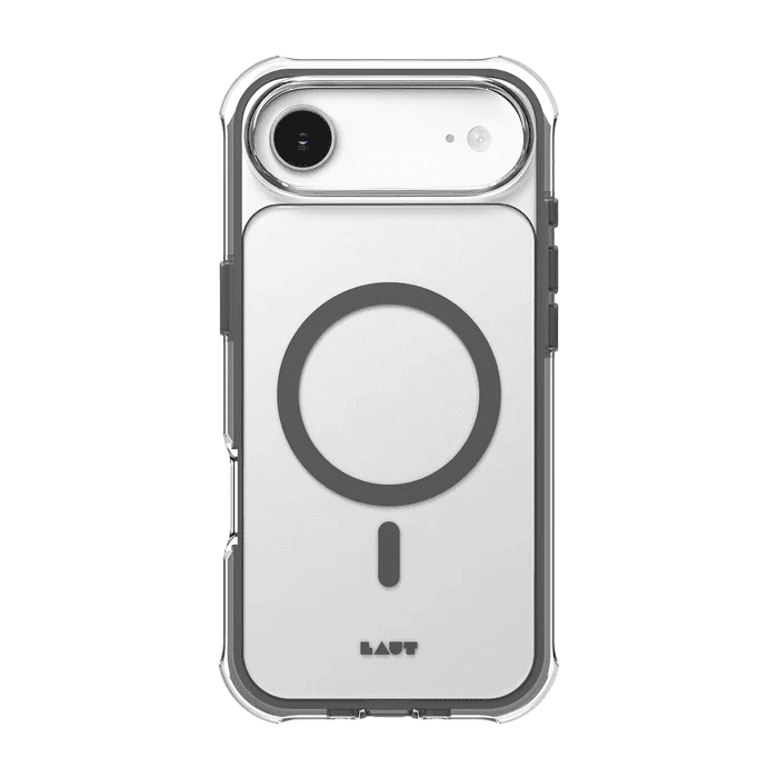 Rear view showcasing the premium finish of the Laut AERO PROTECT case for iPhone Air in Sadle Brown at Tradeline.